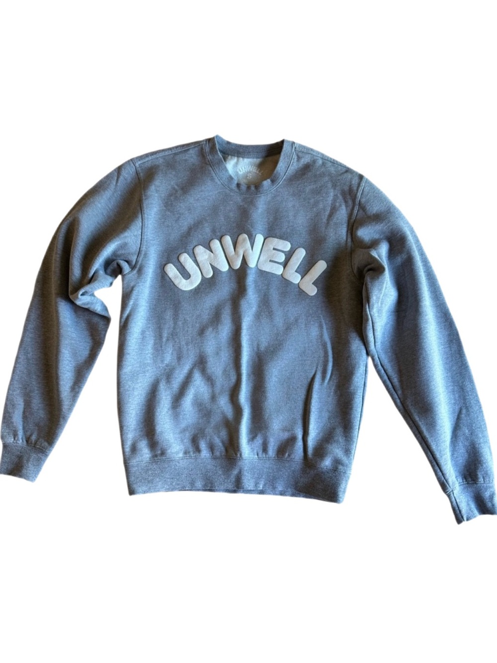 UNWELL Crewneck Sweatshirt Sport Grey Size Small